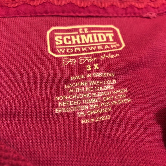 C.E. Schmidt Button Down Shirt, 2X/3X - Picture 2 of 4